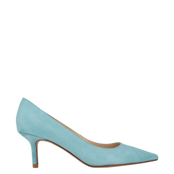 Nine West Arlene Pointy Toe Turquoise Pumps | South Africa 99Z12-3Y43